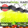 Pack lampes horticoles LEDs SpectraPANEL X320