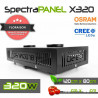 Pack x3 - SpectraPANEL X320 LED Horticultural Lamps - Conecte sus lámparas juntas