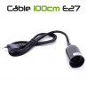 Câble 100cm for LED grow Bulb E27