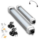 Pack x2 SpectraLINE IP65 30cm V2 — 20W Waterproof LED Grow Light Cuttings & Seedlings