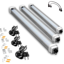 Pack x3 - SpectraLINE IP65 60cm - 20W con cable de conexión