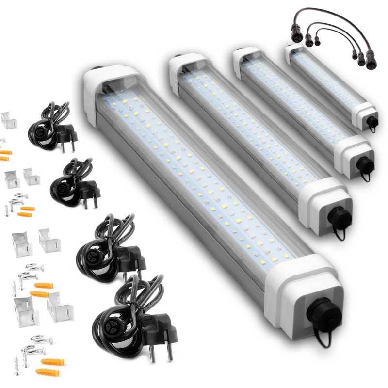 SpectraLINE IP65 30cm 10W - Waterproof - Barre Horticole LED pour superficie de 30cm x 30cm - Croissance