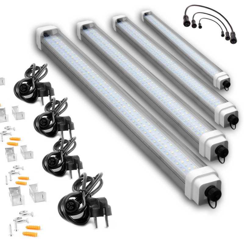 SpectraLINE IP65 60cm 20W - Waterproof - Barre Horticole LED pour superficie de 80cm x 25cm - Croissance