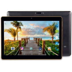 Tablette tactile 10,1" -3G double carte SIM - 16Go Wifi - Bluetooth - Noir HD 1280 x 800