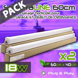 Pack cuttings - SpectraLINE x2 60cm - LED Horticultural Lighting for young plants and cuttings BloomLED - 3