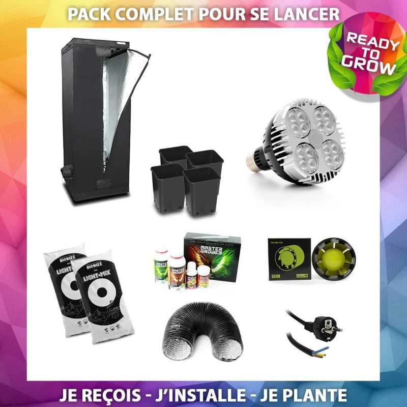 HomeLAB 40 Komplettpaket mit SpectraBULB X30 — BloomLED Indoor-Grow Set