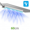 SpectraLINE IP65 60cm 20W - Waterproof - Barre Horticole LED pour superficie de 80cm x 25cm - Croissance