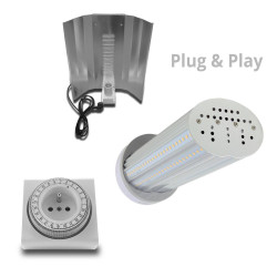 Paquete Plug & Play - SpectraBULB X55 + Reflector + Programador mecánico 24h / 15min