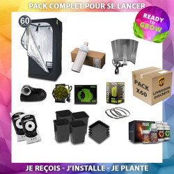 Pack Ready to Grow - SpectraBULB X55 - Growbox 60x60x160 - Reflektor