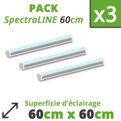 Pack barres horticoles LEDs culture intérieur plantes croissance et boutures