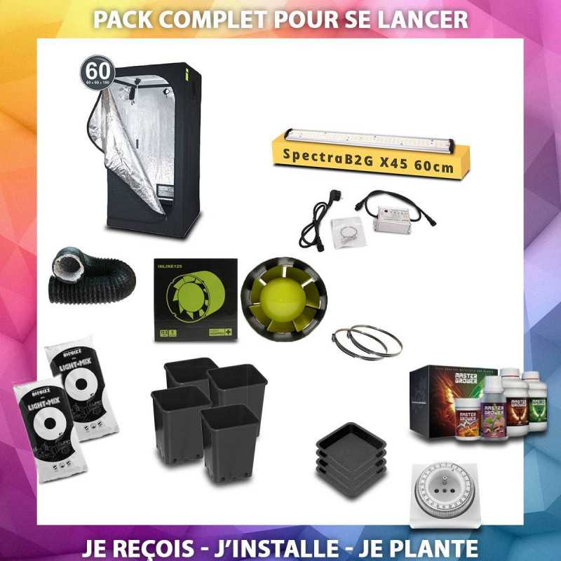 Paquete completo 2 SpectraB.2.G - BOX 60x60 - Extractor PROFAN 125mm - 190m3 / h- Ollas y compotas