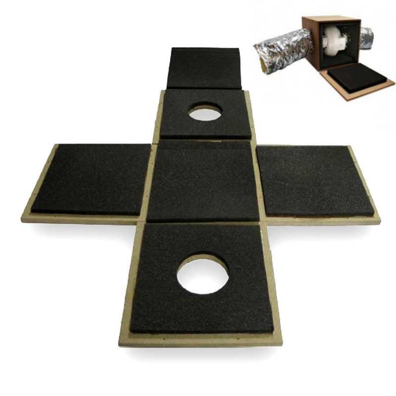 Insonorisez votre extracteur 125mm - Le caisson insonorisé mousse simple à utiliser