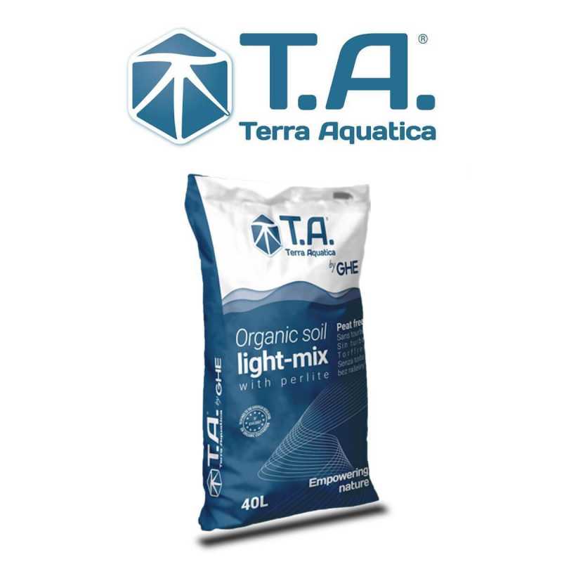 Terreau T.A Organic soil - Light Mix 40L - Terreau sans tourbe de qualité PRO - BIO