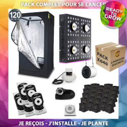 Plug & Grow - 120cm x 120cm with horticultural LED panel X640