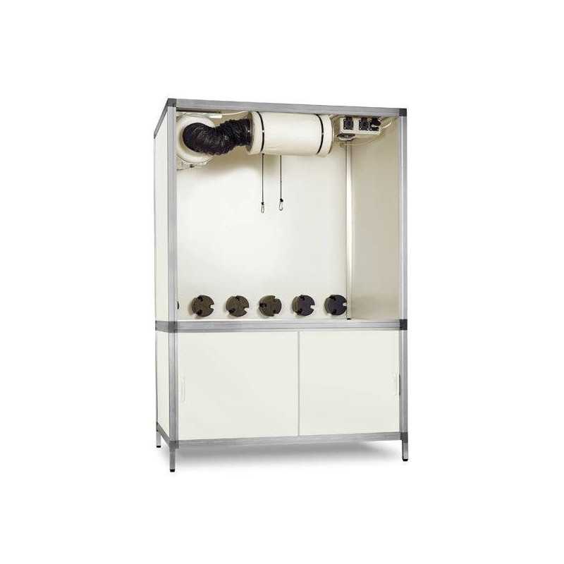 Bonanza Clima (1m²) - Armario de cultivo sólido 176 x 118 x 78 cm + extractor + filtro de carbón + silenciador