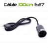 Câble 100cm pour ampoule horticole E27