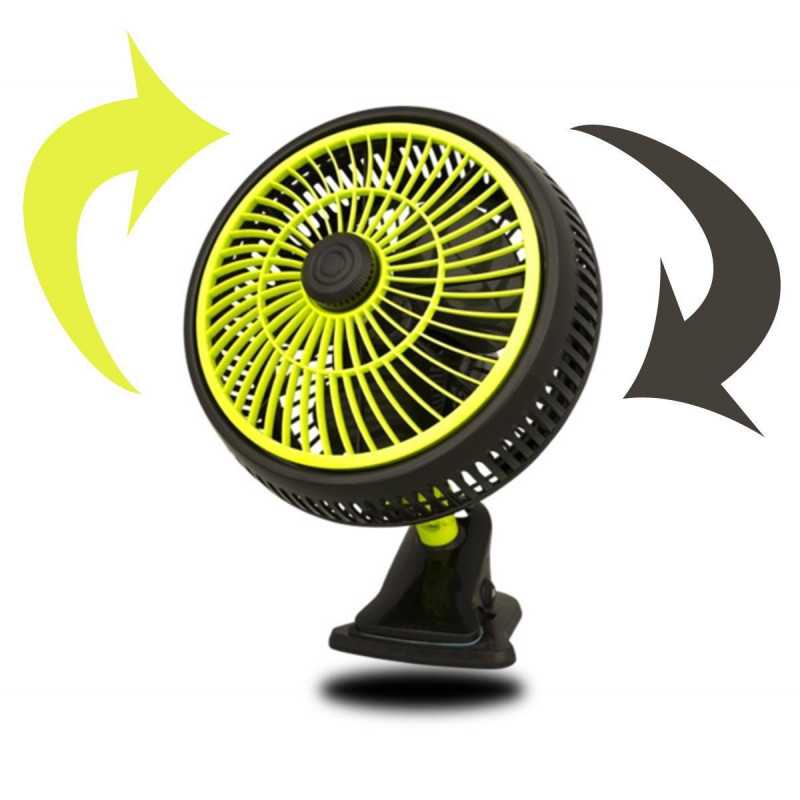 Oscillating Clamp Fan - Diam 25cm - Power 20W