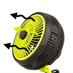 Oscillating Clamp Fan - Diam 25cm - Power 20W