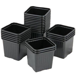 Godet idéal pour semis, boutures - Pots de 7cm x 7cm x 8cm (Lot de 10)