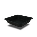 Schwarze quadratische Untertasse 14×14 cm für 3-Liter-Topf | BloomLED