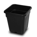 11L Plant Pot Black 23x23x27cm — Optimal Drainage & Aeration