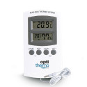 Digital Thermo-Hygrometer Optithermo Medium - Außensonde Temperatur & Luftfeuchtigkeit