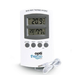 Termómetro medio digital hidráulico - Sensor de temperatura y humedad exterior Optithermo