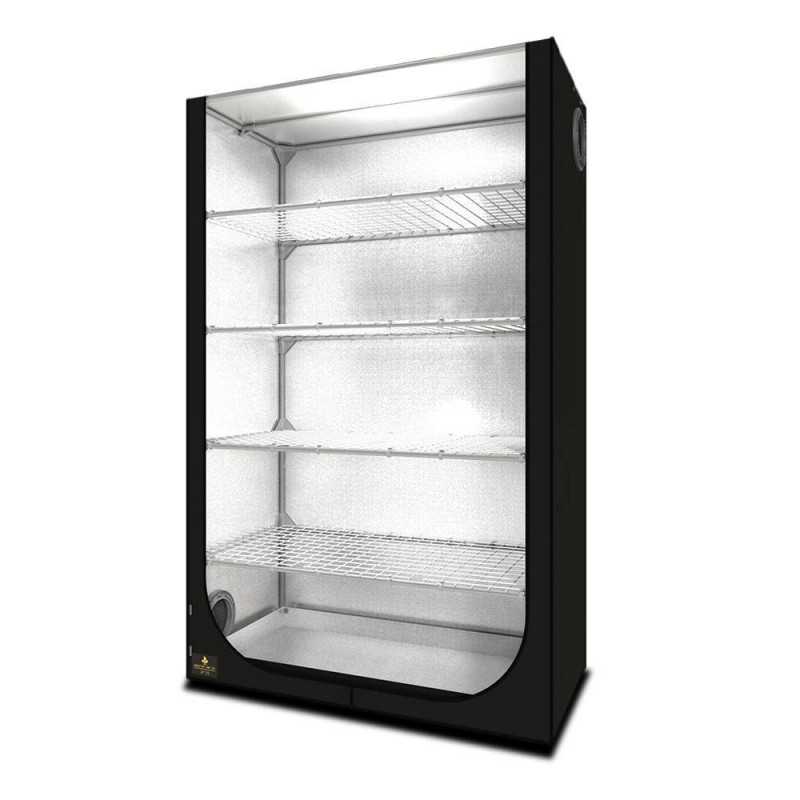 Zweikammer-Growbox Dark Street Wide Propagator 120x60x190 cm Secret Jardin