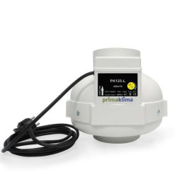 Extracteur d'air Prima Klima 125mm 1 Vitesse - 420m3/h