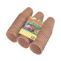 Pack de 48 Macetas Biodegradables 8 cm - Semilleros y Esquejes | BloomLED