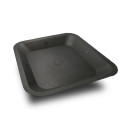 Black Square Saucer 18.9 × 18.9 cm — 1.5L Pot | BloomLED