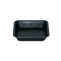 Black square saucer - 30.5 x 30.5cm - 11L