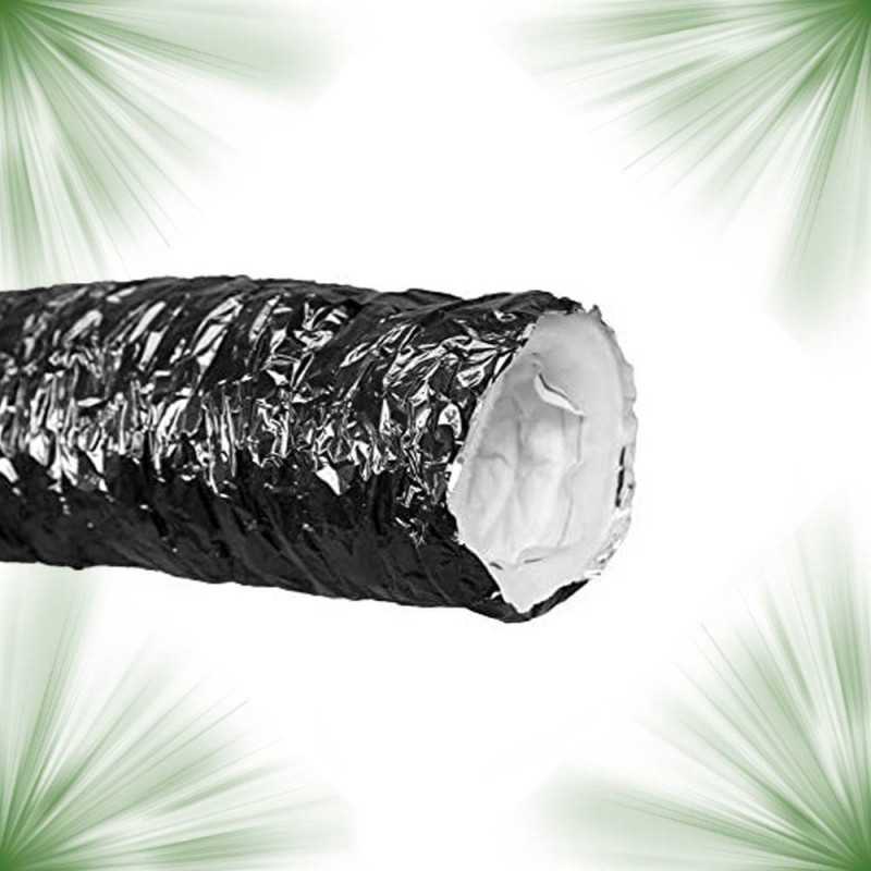 Phonic Trap Ø160 mm 6-metre acoustic ducting for indoor ventilation by BloomLED