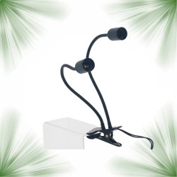Double Support CLIP - Flexible pour ampoule horticole LED E27