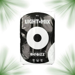 Bolsa de suelo Light-Mix 50L - Suelo para cultivo interior bajo luces LED hortícolas - Biobizz