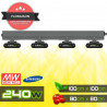 Lámpara hortícola con barras LED - SpectraWILD S240 - Largo 50cm - Ancho 50cm