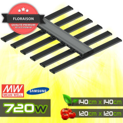 SpectraWILD M720 - Barras hortícolas LED de espectro completo - 90x90 - Compatible con la consola SmartWILD - Samsung / Meanwell