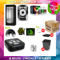 Pack Plug and Grow - 80x80 - SpectraMODULE X135 - HydroShoot 80  - 1