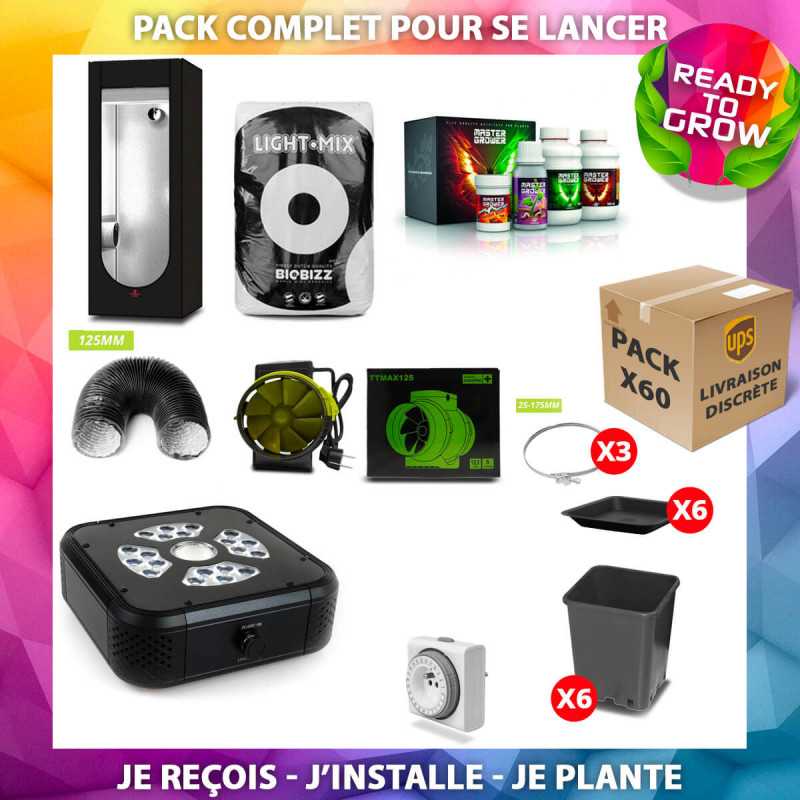 Pack Plug and Grow - 60x60 - SpectraMODULE X135 - HydroShoot 60  - 1