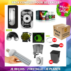 Pack Plug and Grow - 60x60 - SpectraBULB X55 - HydroShoot 60  - 1