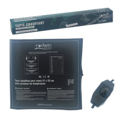 Manta calefactora - Rodwin - 40W - 51x53cm - Regulador de temperatura  - 1