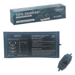 Manta calefactora - Rodwin - 20W - 25x53cm - Regulador de temperatura  - 1