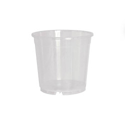 Pot en plastique transparent pour orchidées 17cm de diamètre  - 2