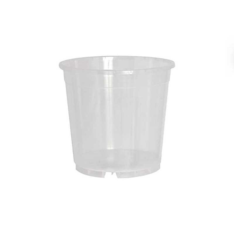 Transparenter 17-cm-Kunststofftopf für Orchideen von BloomLED
