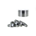 Kräutermühle aus Aluminium, 4 Teile, 80 mm – Pollensammler