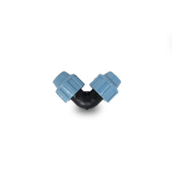 RACCORD COUDE COMPRESSION FF 16 X16mm  - 2
