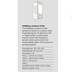 Cuarto de cultivo Homebox Ambient AQ 100+ - 100x100x220 cm HomeBox - 2