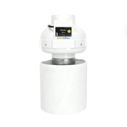 Extractor Prima Klima - PL125-L - Ø125mm -  360m3 / h + Filtro Carbón Ø125mm Prima Klima - 2