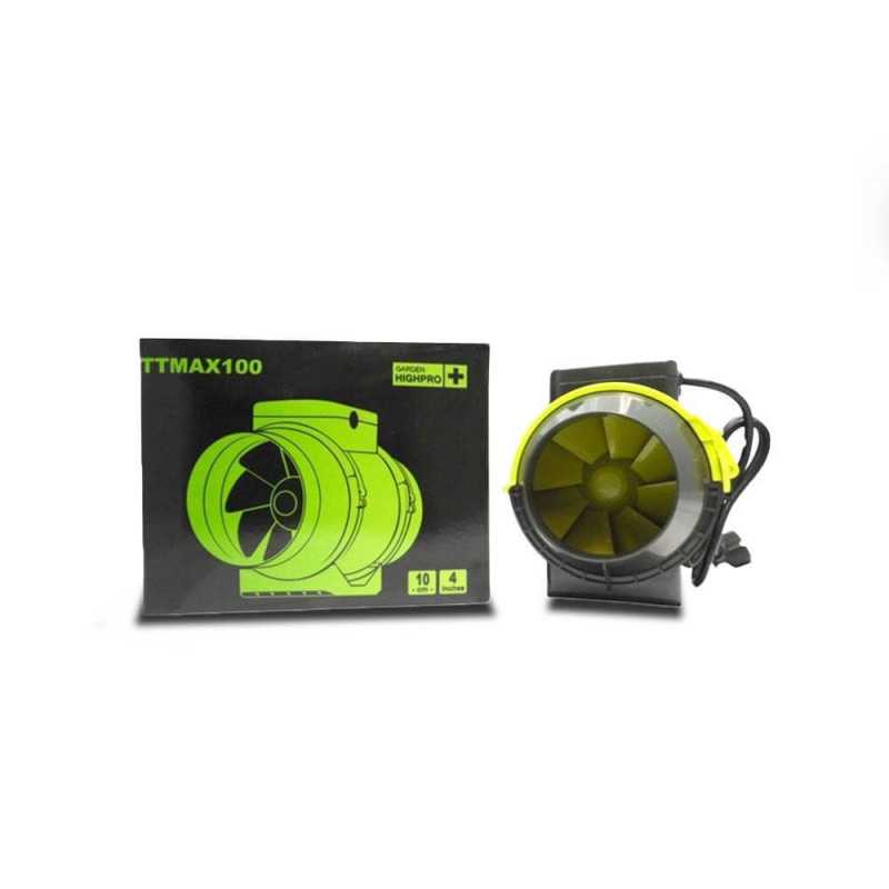 Extractor PROFAN TT 100 - 145 y 187 m³ / h - 100 mm - Cableado Garden Highpro - 2