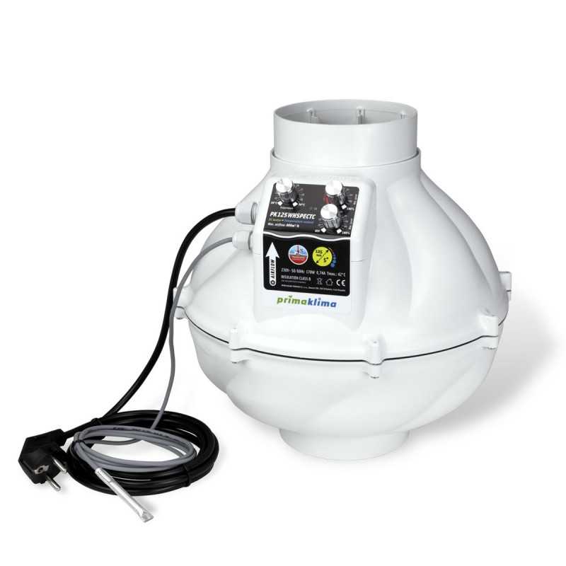 Extractor de aire silencioso - Prima Klima WHSP EC-TC - 800m³/h - Ø125mm Prima Klima - 1